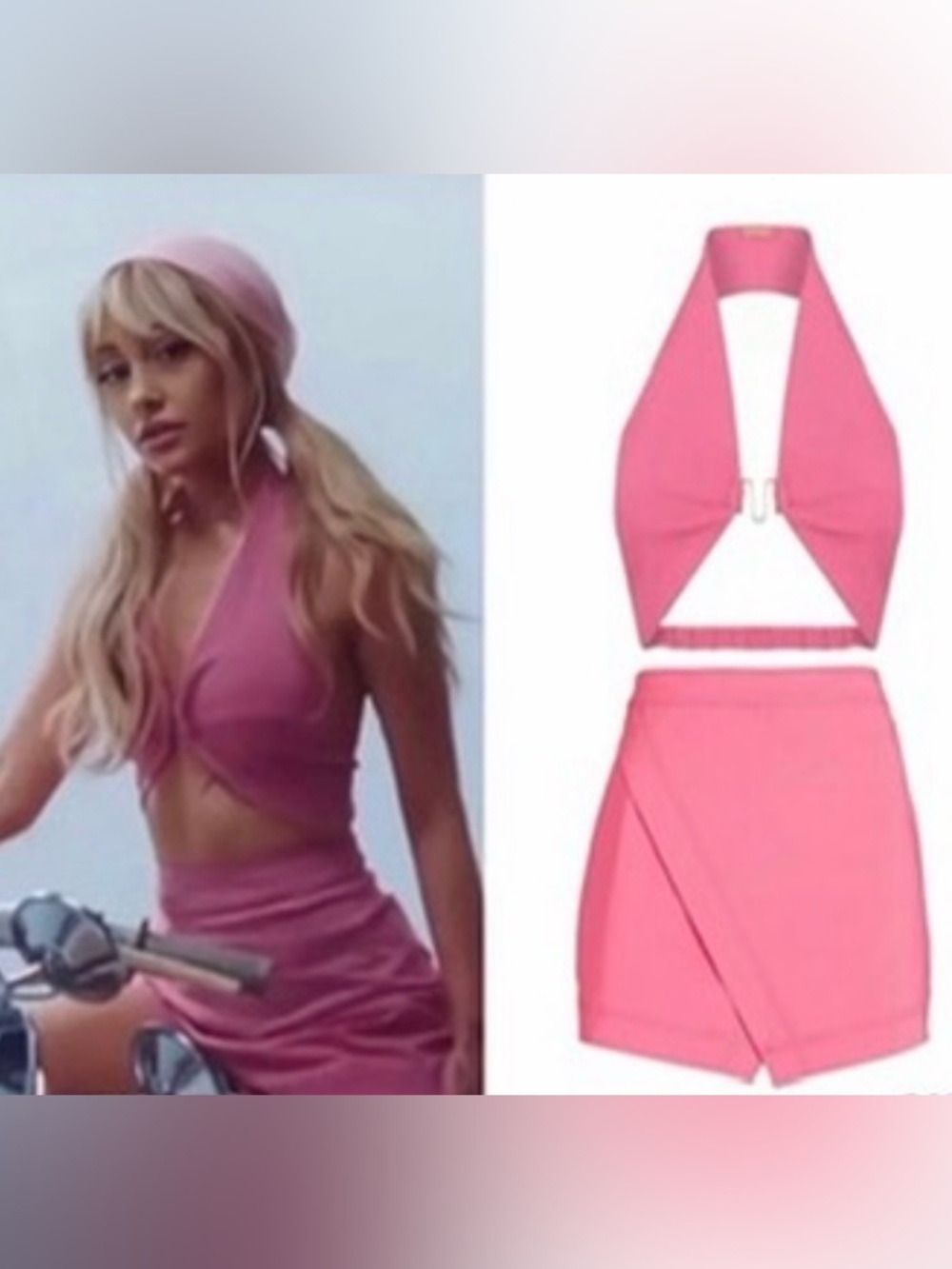 Cult Gaia hot pink mini skirt skort Alma short blossom nwt size medium it girl